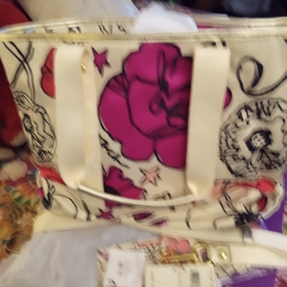 NET COACH KYRA SATCHEL/CROSSBODY WITH MATCHING SCARF - Picture 3 of 7